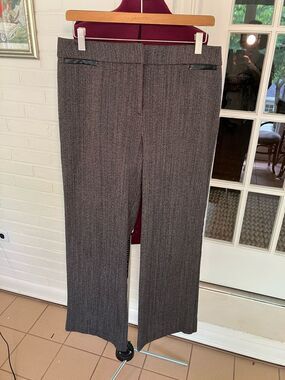 Sag Harbor Women's Gray Pinstripe Trousers